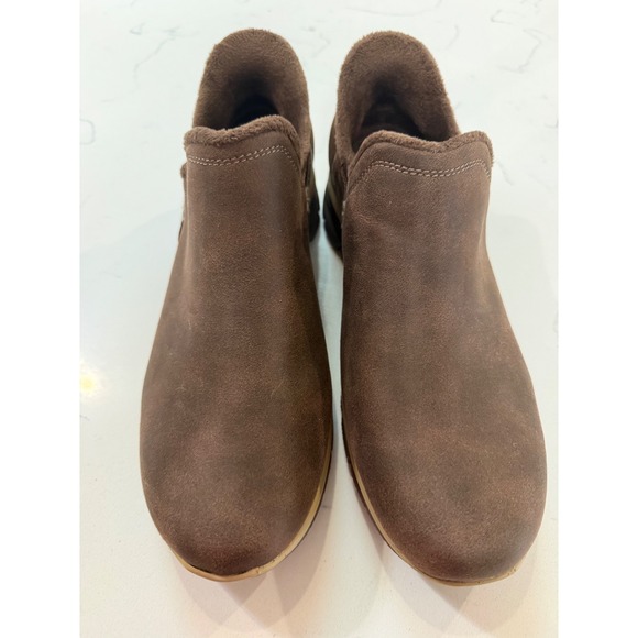 Skechers Shoes - Skechers Slip-ins Relaxed Fit Easy Going High Zip Boots Brown Women 9 167872